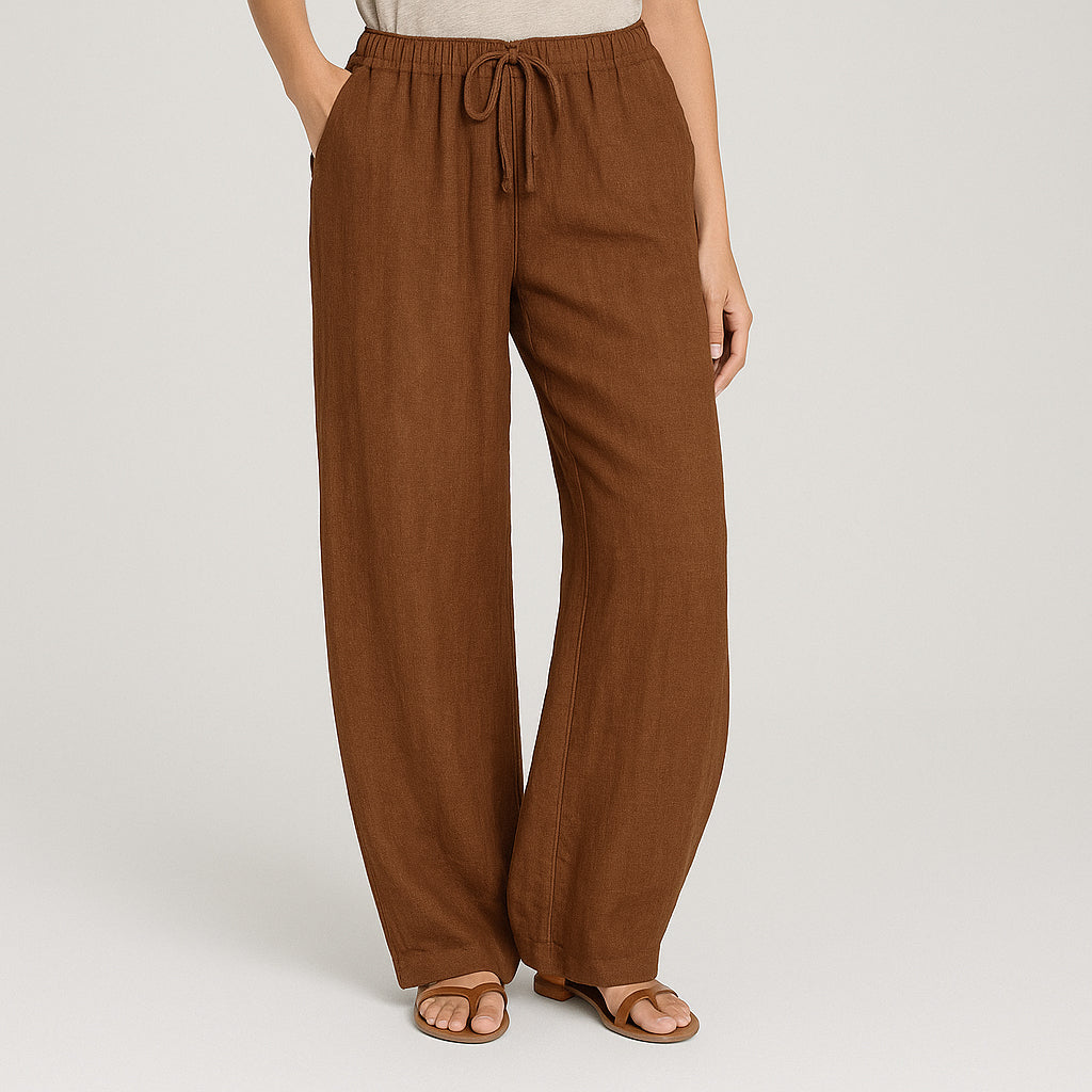 Averie | Women’s Breathable Linen Trousers | Relaxed Elegance