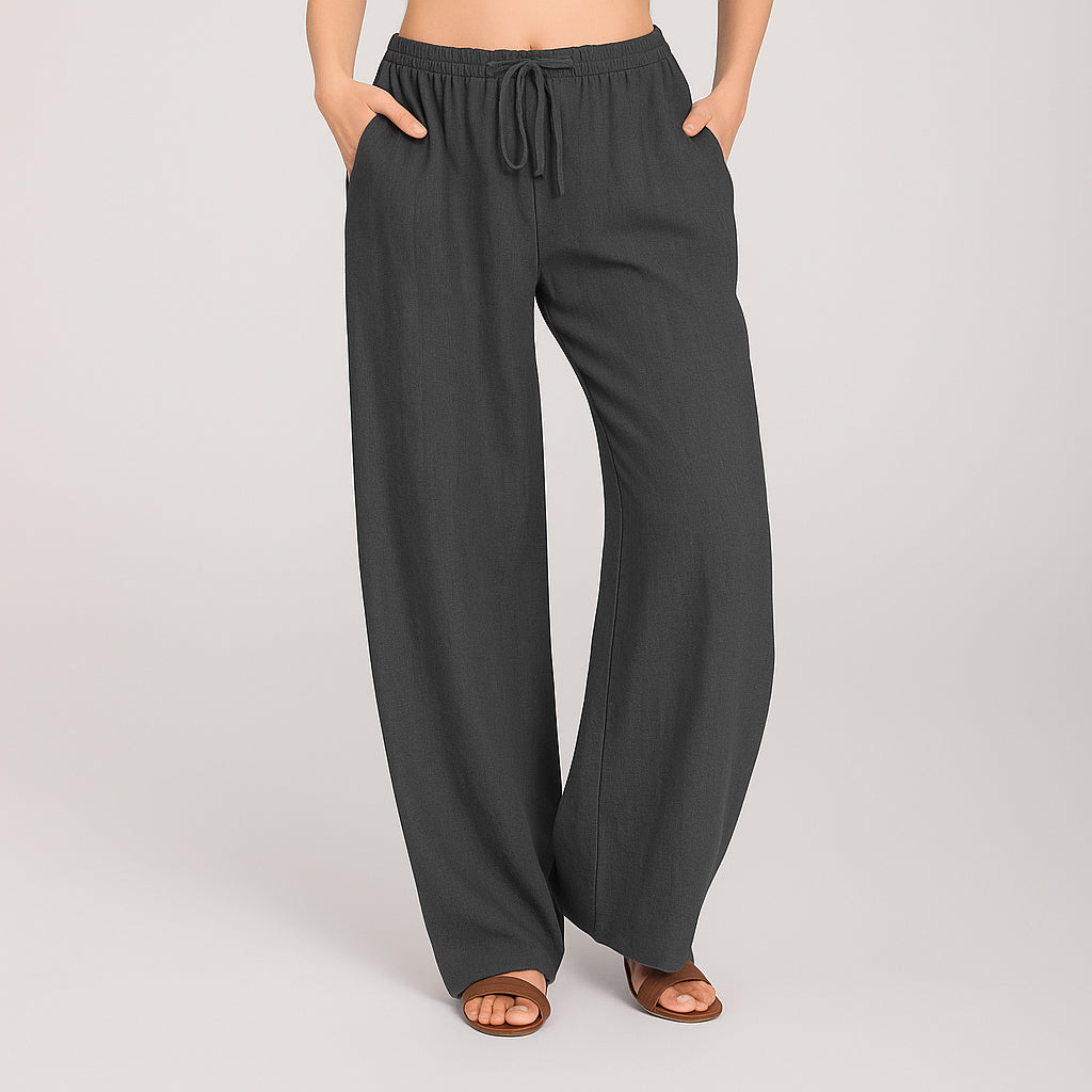 Averie | Women’s Breathable Linen Trousers | Relaxed Elegance