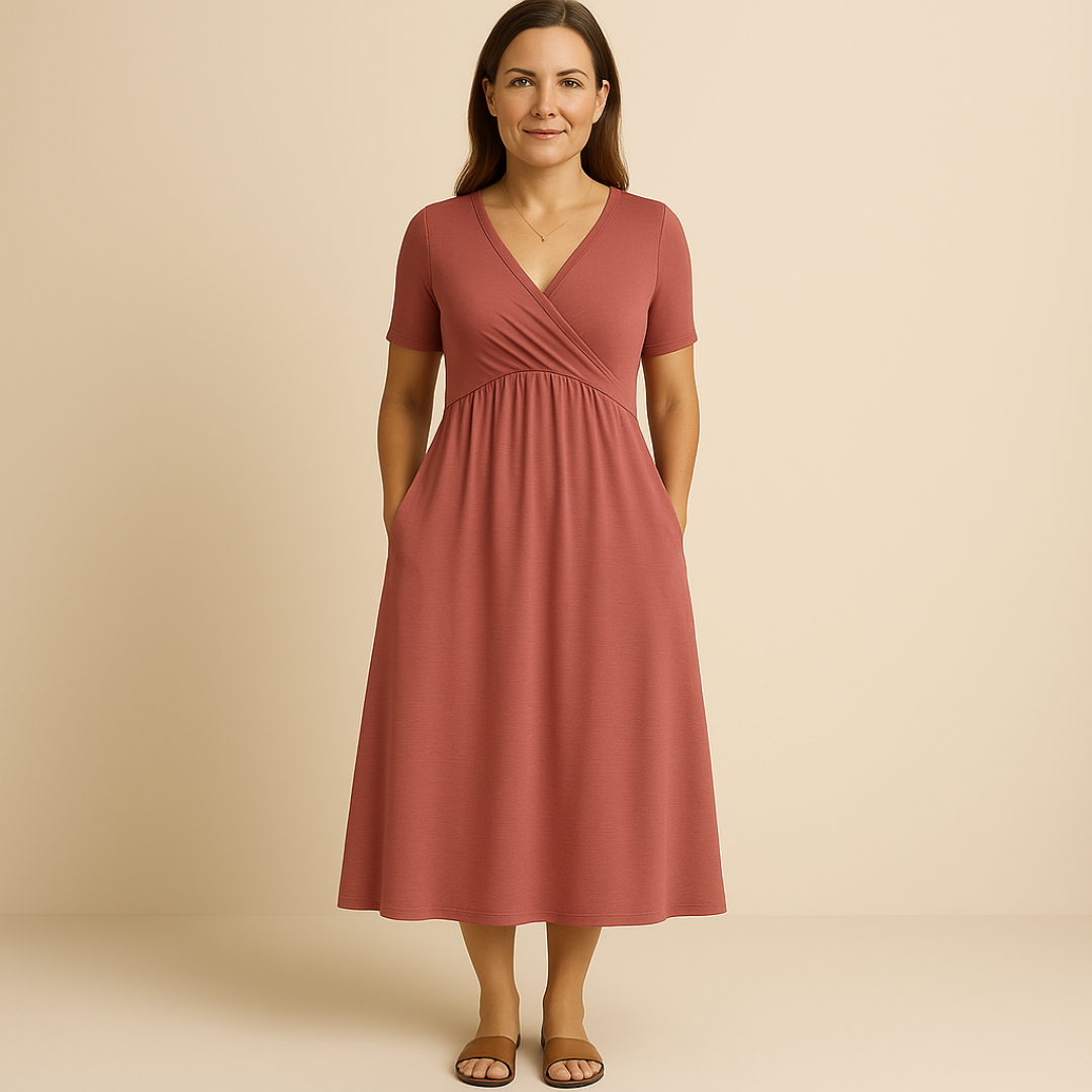 Kendra | Women’s Elegant Midi Dress | Timeless & Versatile