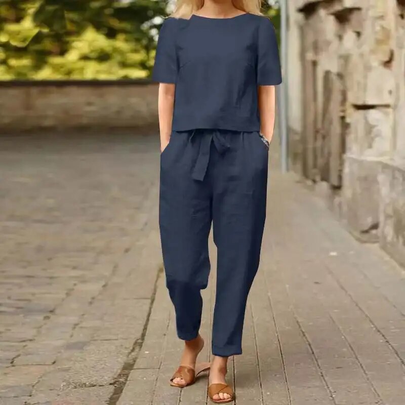 Alea - Comfortable Linen Jumpsuit