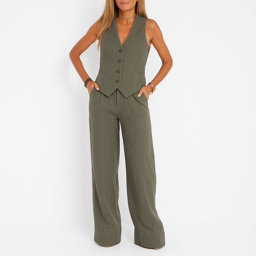 Mikayla | Women Structured Two-Piece Set | Versatile Elegance