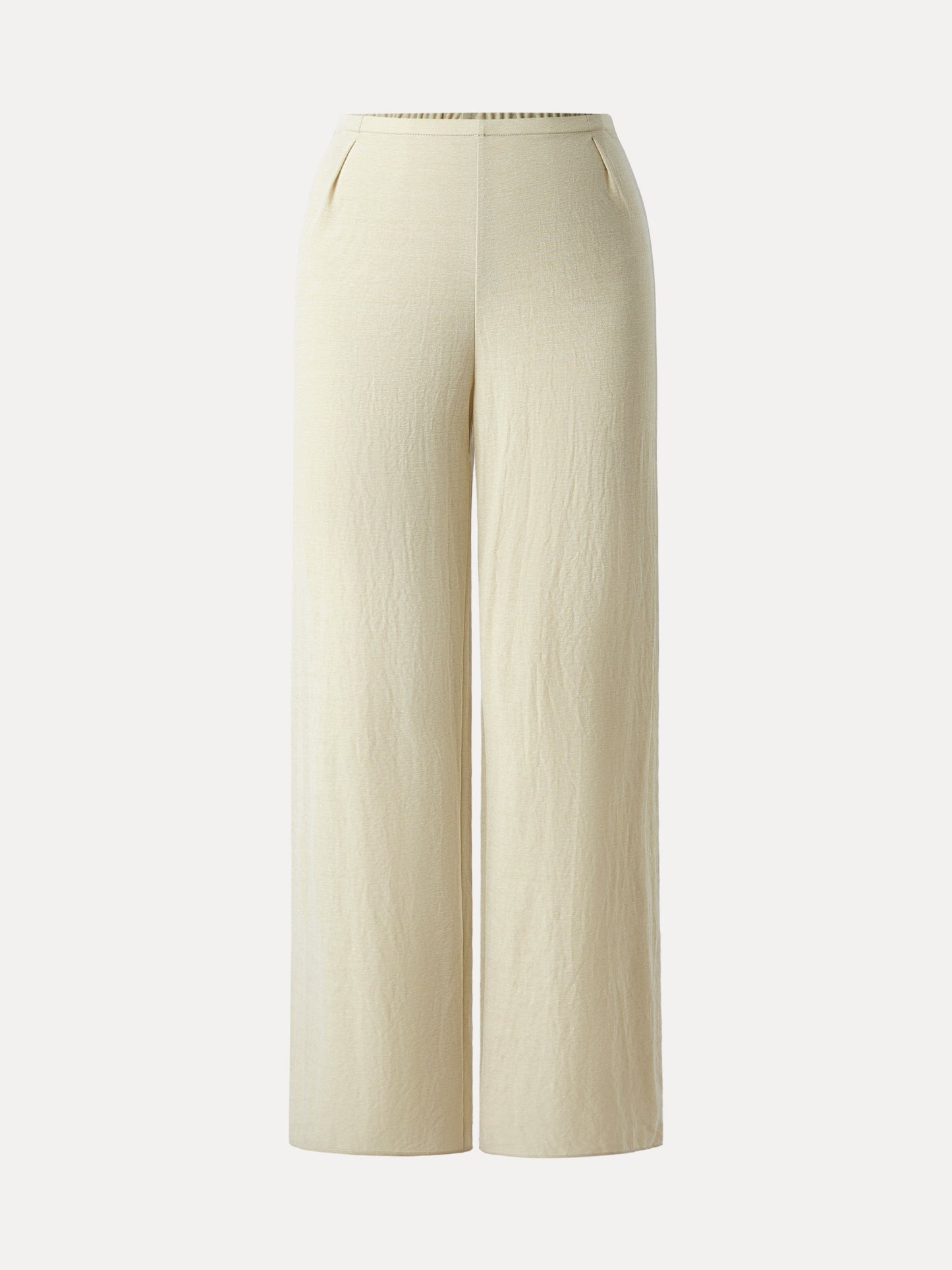Lisa™ | Cotton-linen Mid Rise Straight Leg Pant
