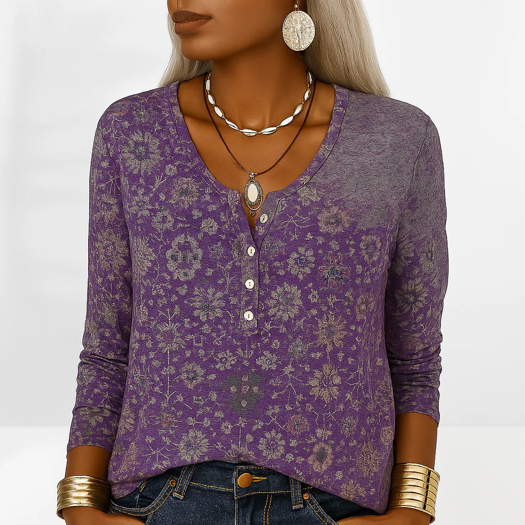 Kendra | Women’s Floral Blouse | Breathable Elegance