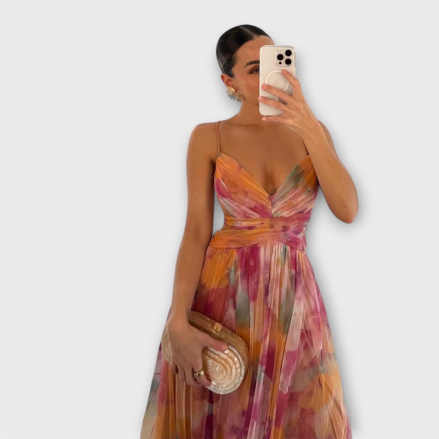Cate™ | Maxi Dress with Fitted Bodice