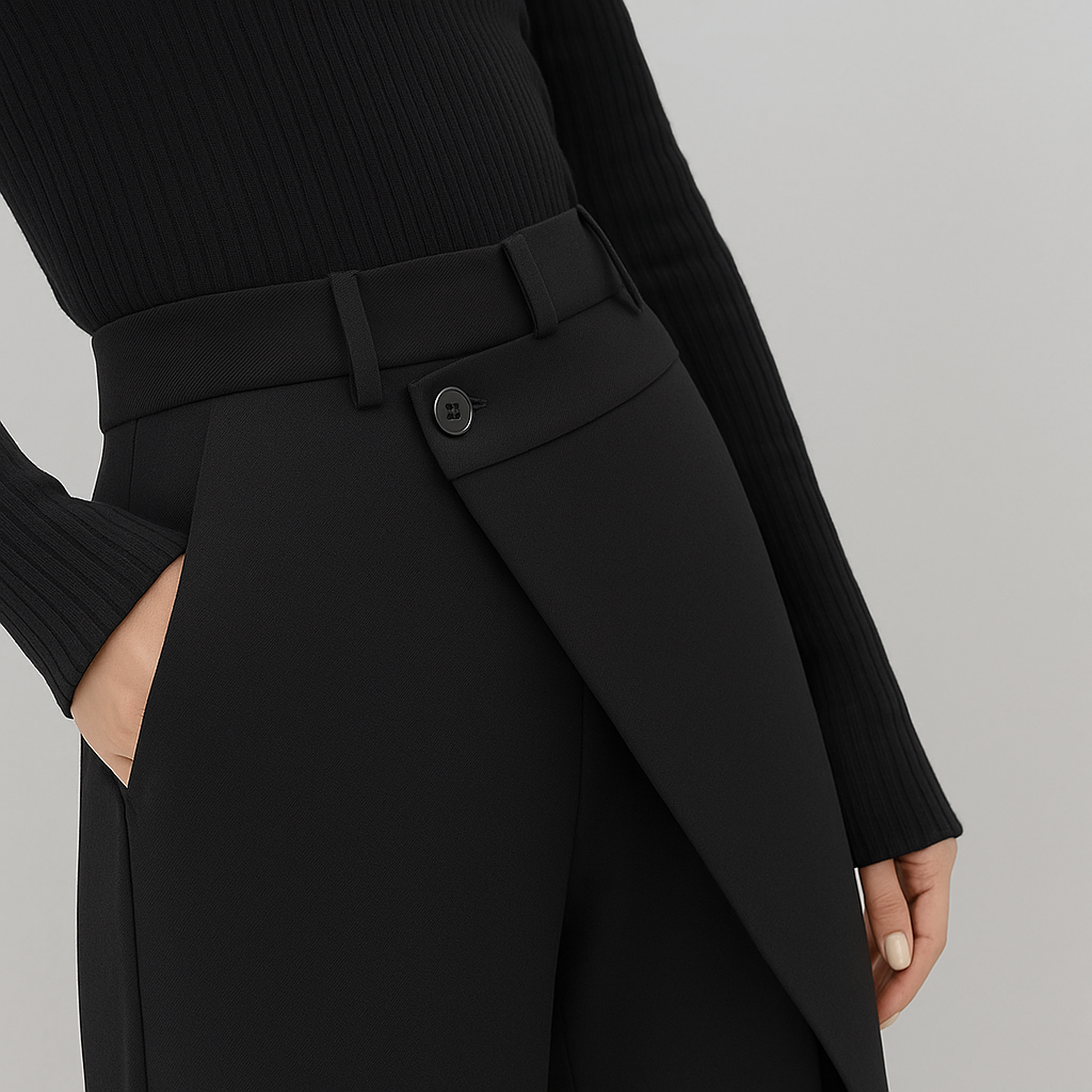 Ruby | Women’s Asymmetrical Baggy Pants | Bold Comfort