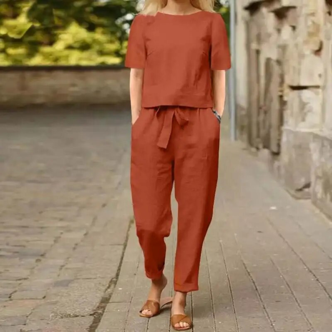Alea - Comfortable Linen Jumpsuit