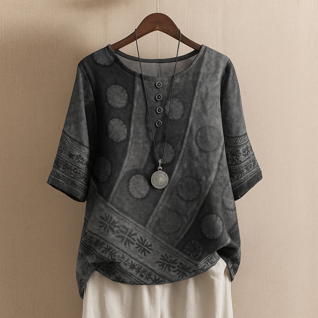 Liora | Women Patchwork Style Top | Breathable Comfort