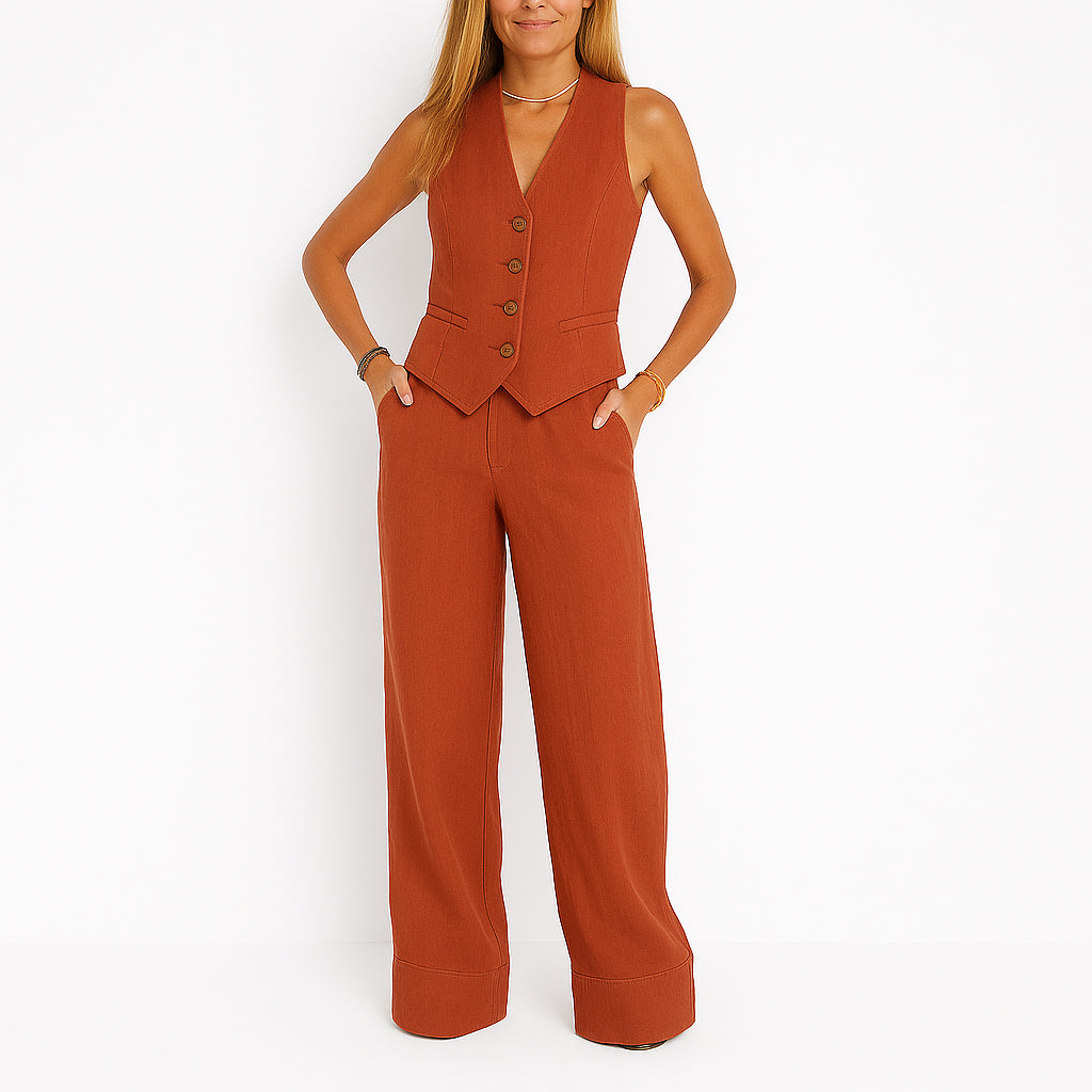 Mikayla | Women Structured Two-Piece Set | Versatile Elegance