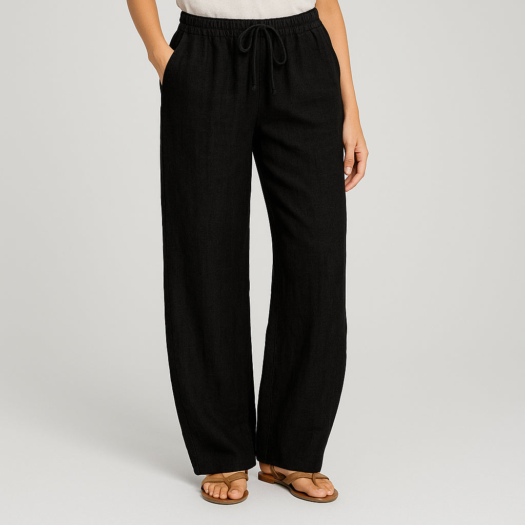 Averie | Women’s Breathable Linen Trousers | Relaxed Elegance