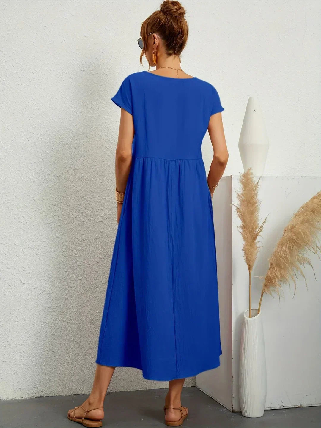 Harper | Women Breathable Midi Dress | Relaxed Fit