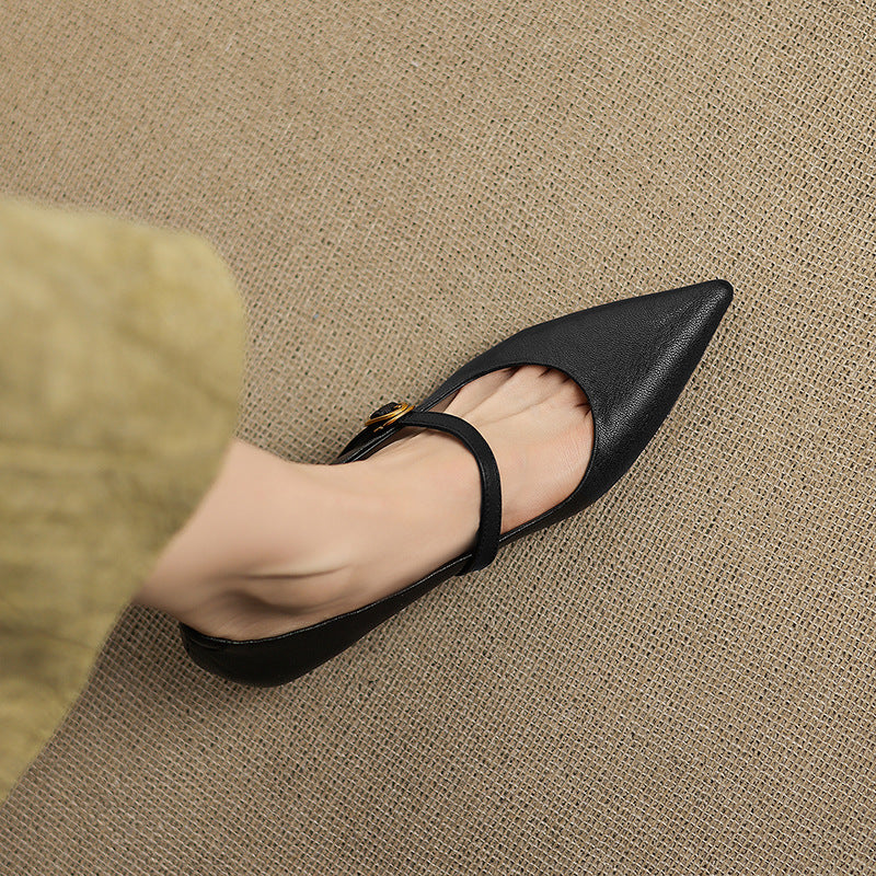 Grace - Genuine Leather Heels