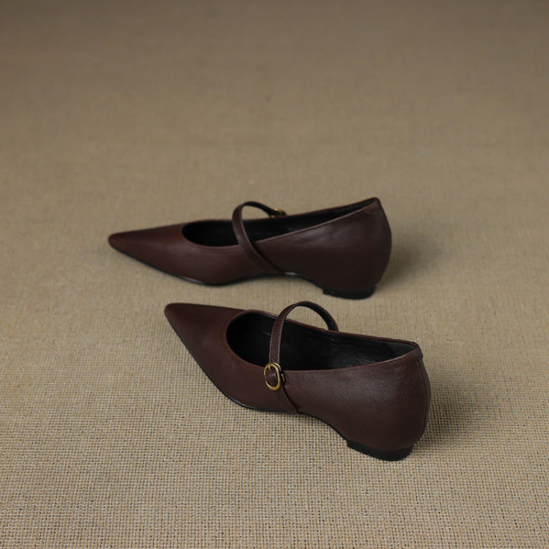 Grace - Genuine Leather Heels