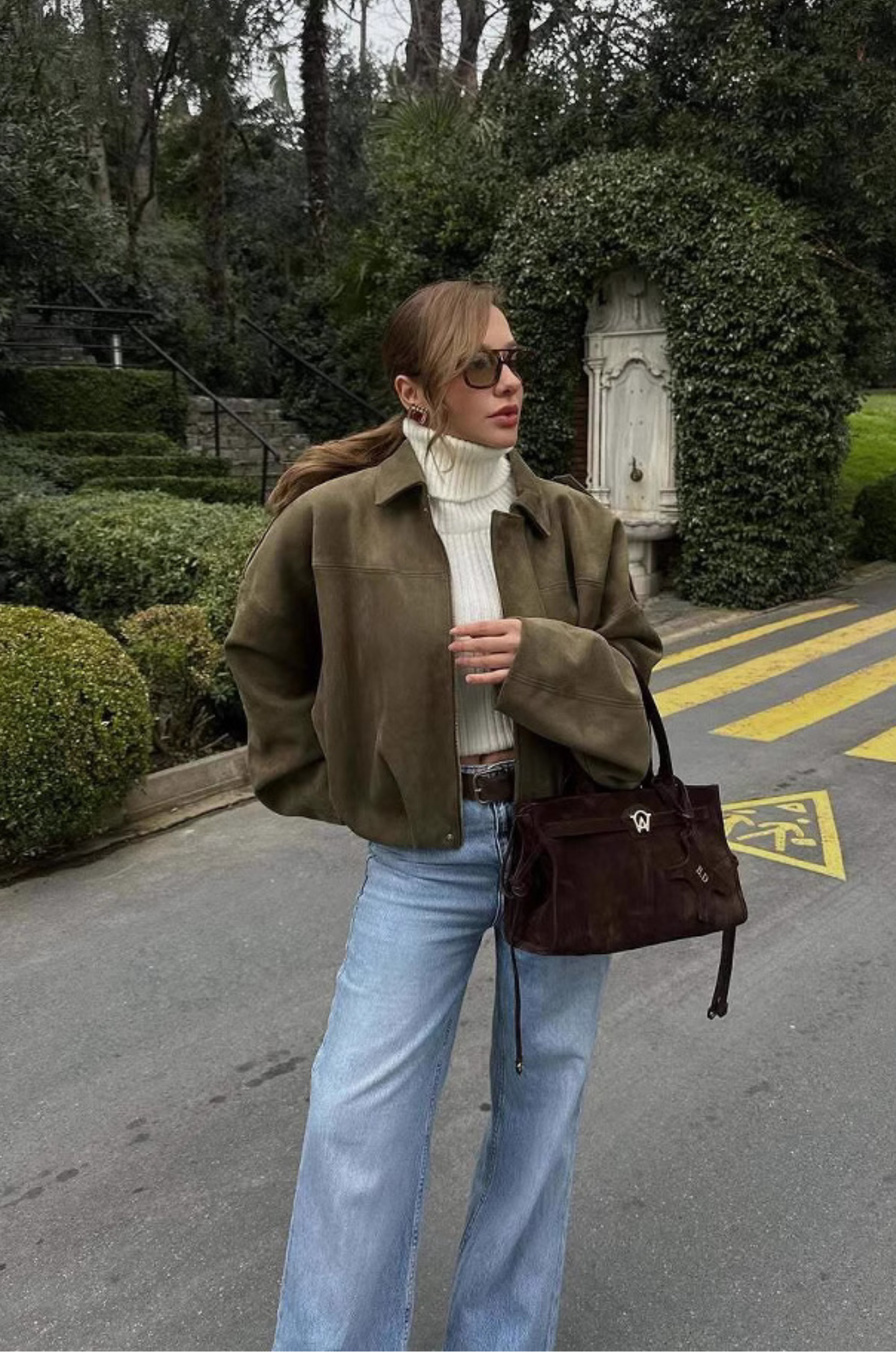Matilda™ - Suede Green Jacket