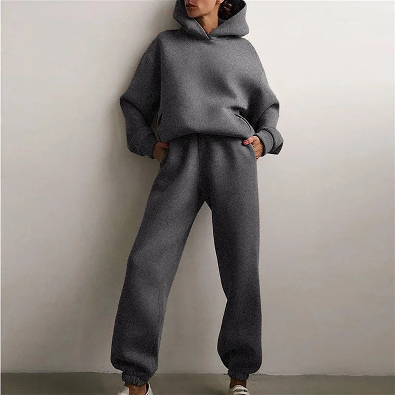 Ava | Women's Fleece Lounge Set | Oversized Comfort
