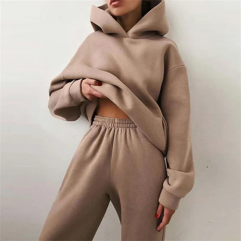 Ava | Women's Fleece Lounge Set | Oversized Comfort