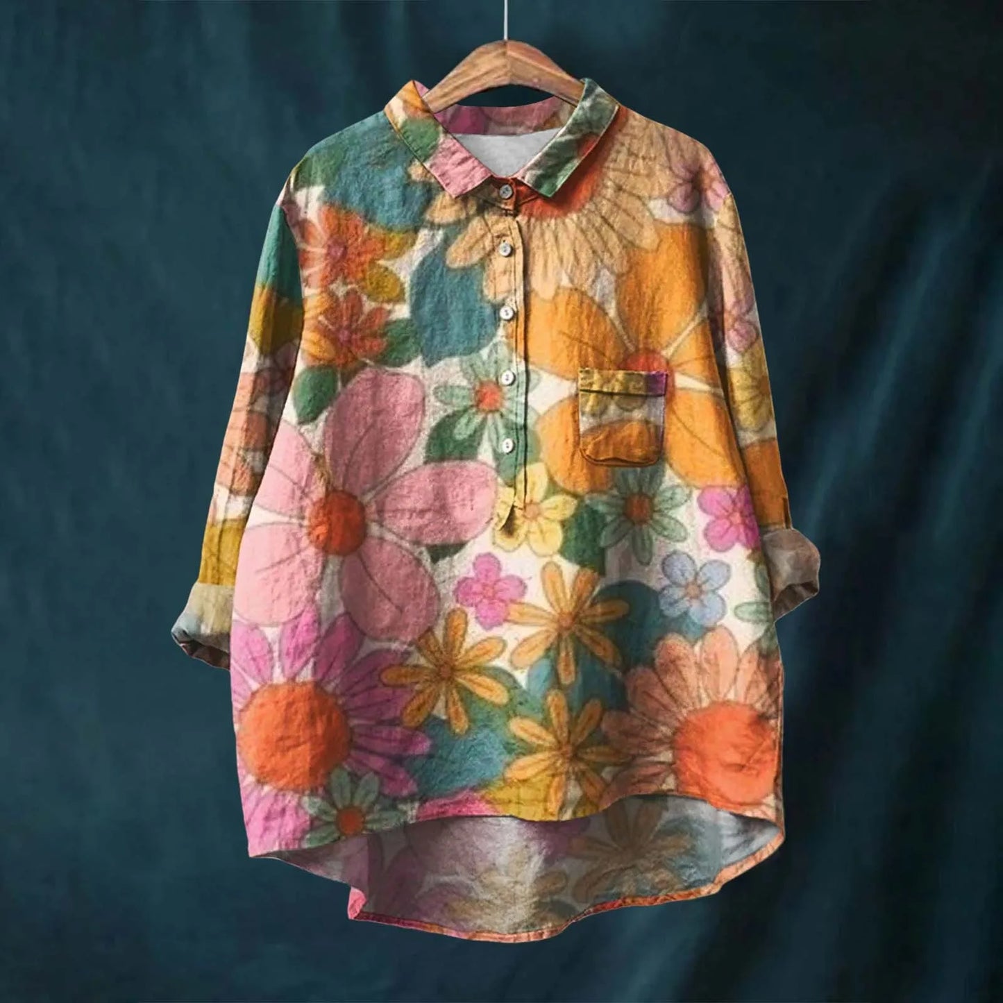 Anni | Women Breathable Linen Shirt | Relaxed Fit