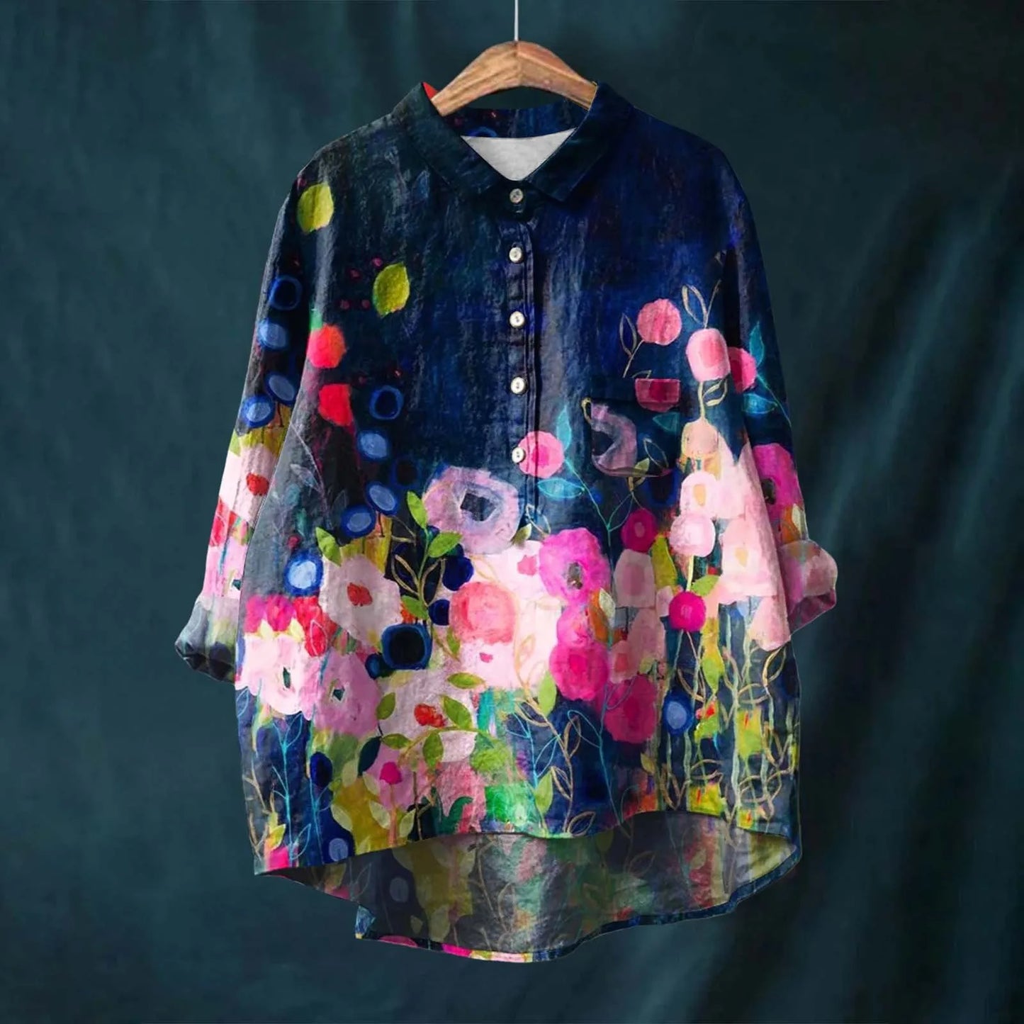 Anni | Women Breathable Linen Shirt | Relaxed Fit