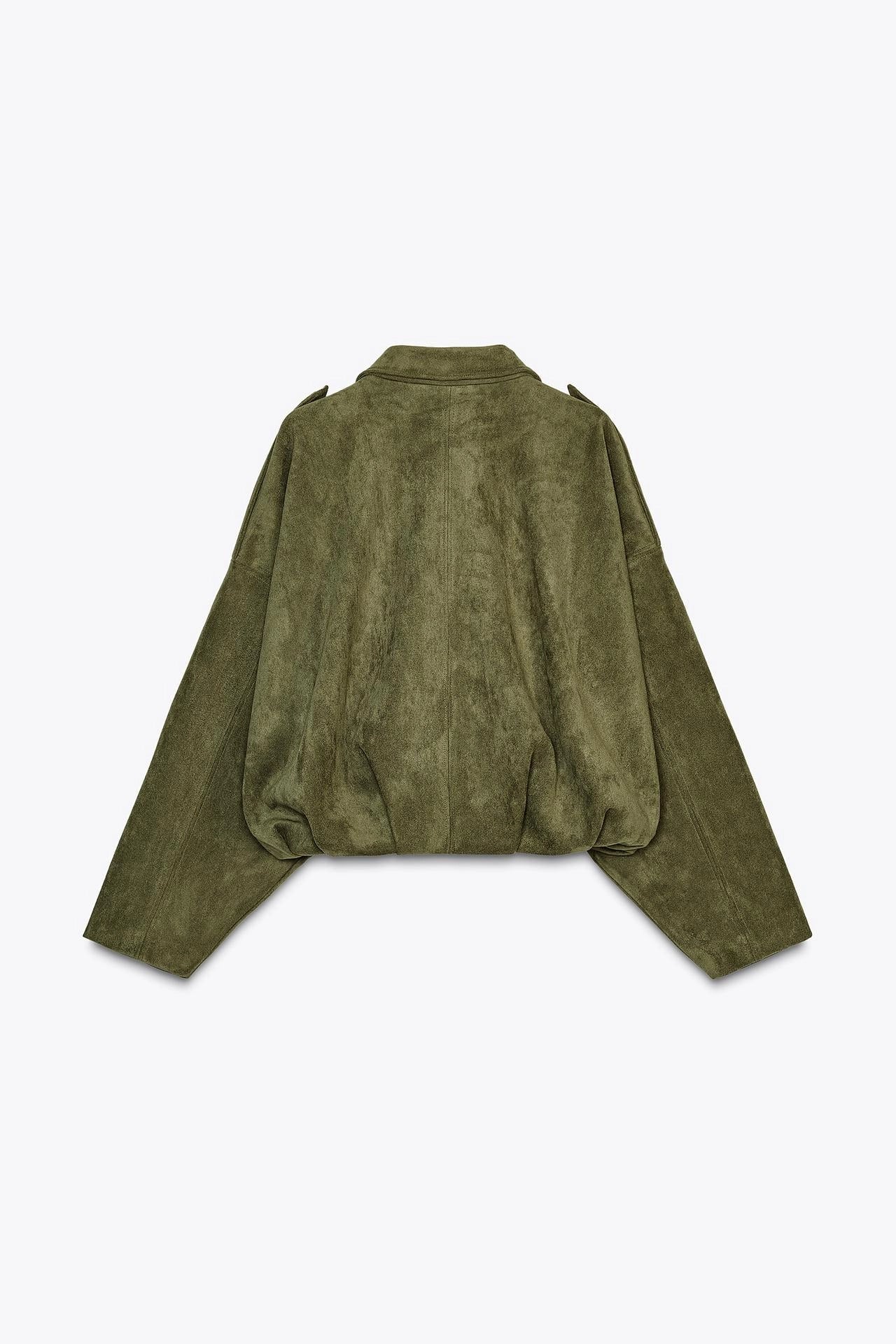 Matilda™ - Suede Green Jacket