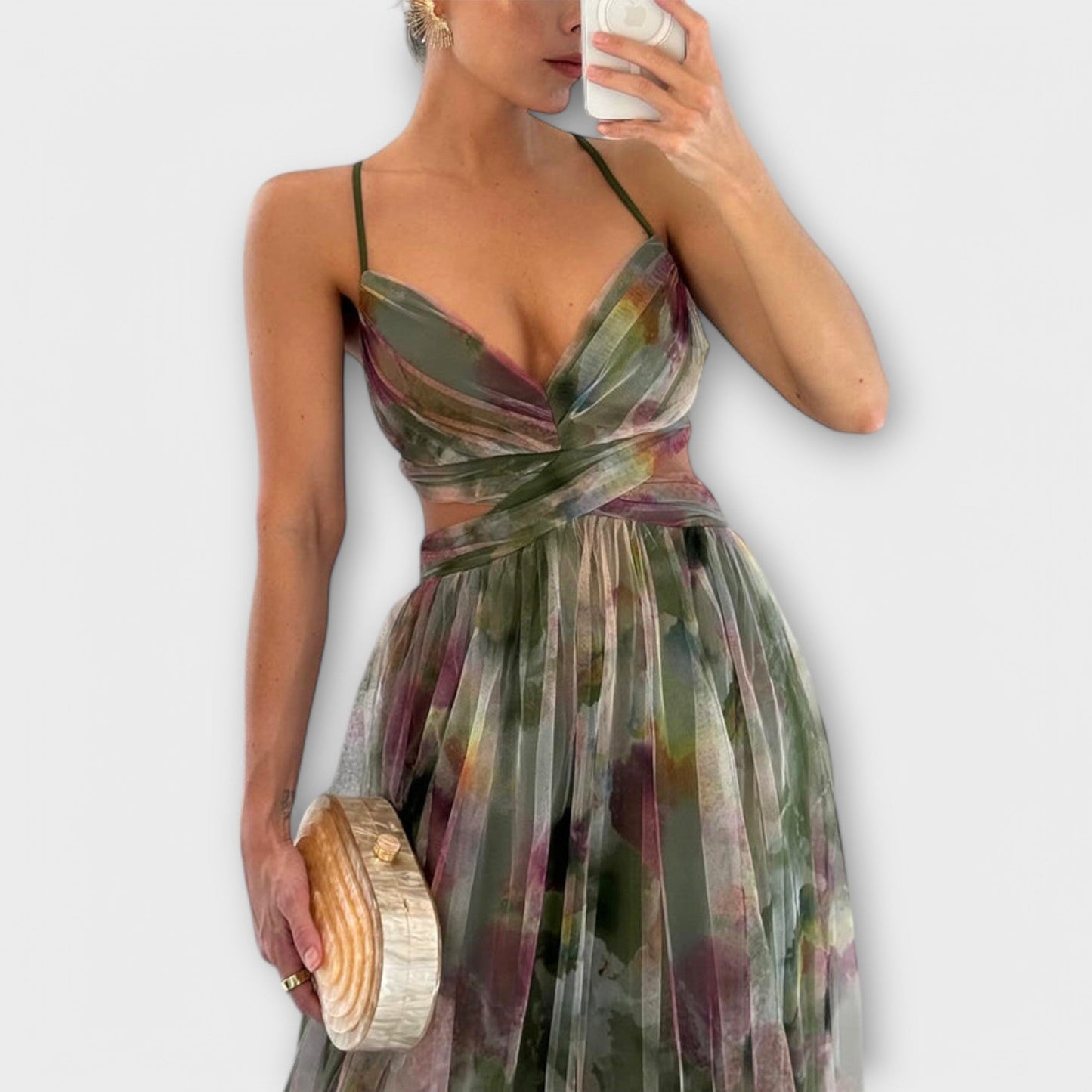Cate™ | Maxi Dress with Fitted Bodice