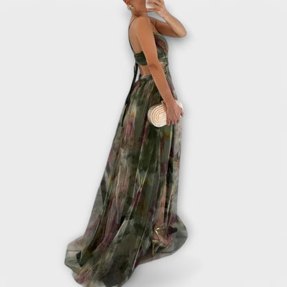 Cate™ | Maxi Dress with Fitted Bodice