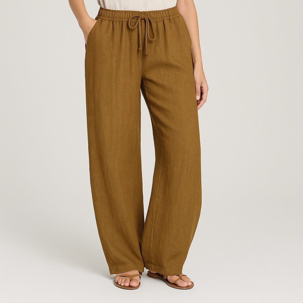Averie | Women’s Breathable Linen Trousers | Relaxed Elegance