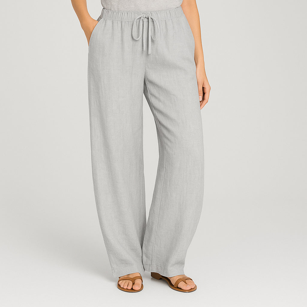 Averie | Women’s Breathable Linen Trousers | Relaxed Elegance