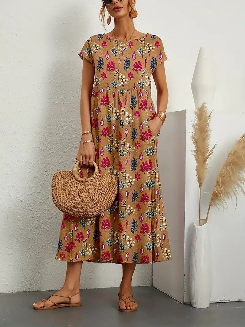 Nicole™ | Elegant Floral Dress