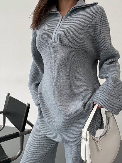 Ella | Women Relaxed Knit Lounge Set | Soft Stretch