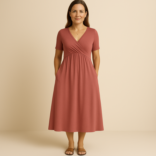Kendra | Women’s Elegant Midi Dress | Timeless & Versatile