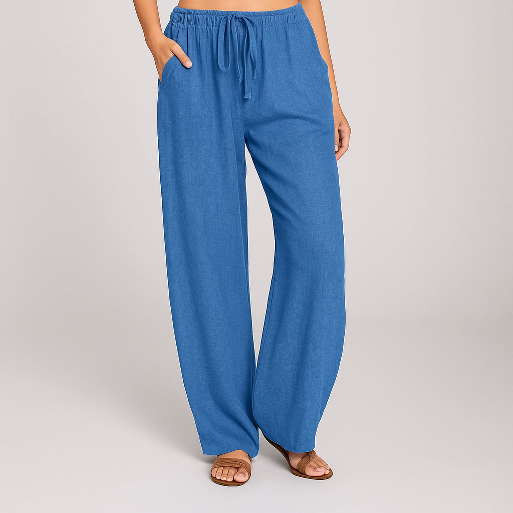 Averie | Women’s Breathable Linen Trousers | Relaxed Elegance