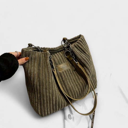 Eliza | Soft Corduroy Shoulder Bag