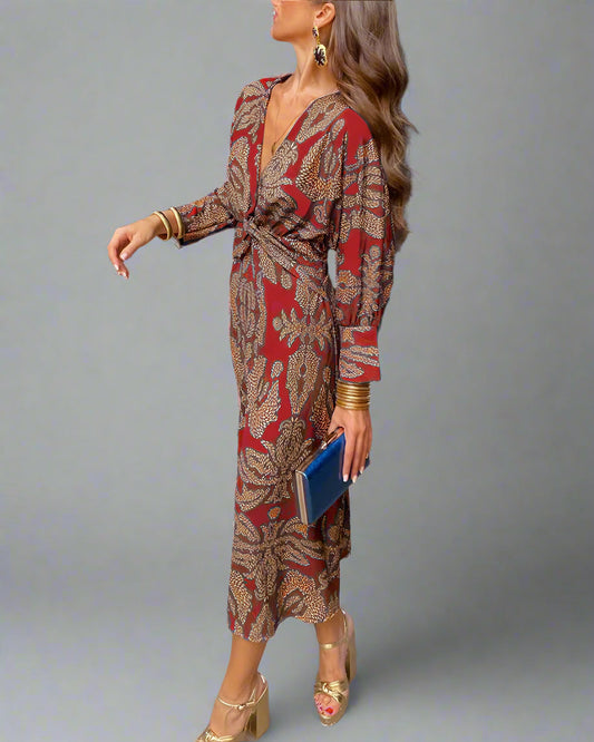 Dineke | Women's Elegant Floral Dress | Stylish & Comfortable