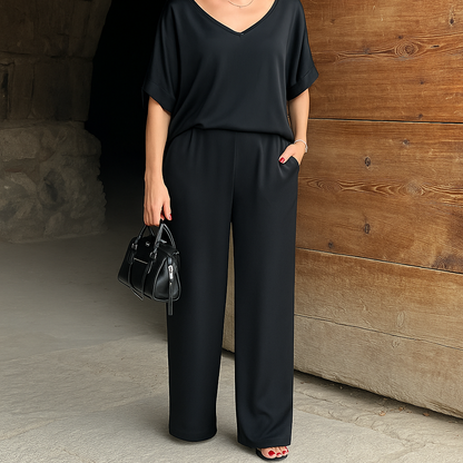 Matilda | Women Draped Two-Piece Set | Effortless Elegance