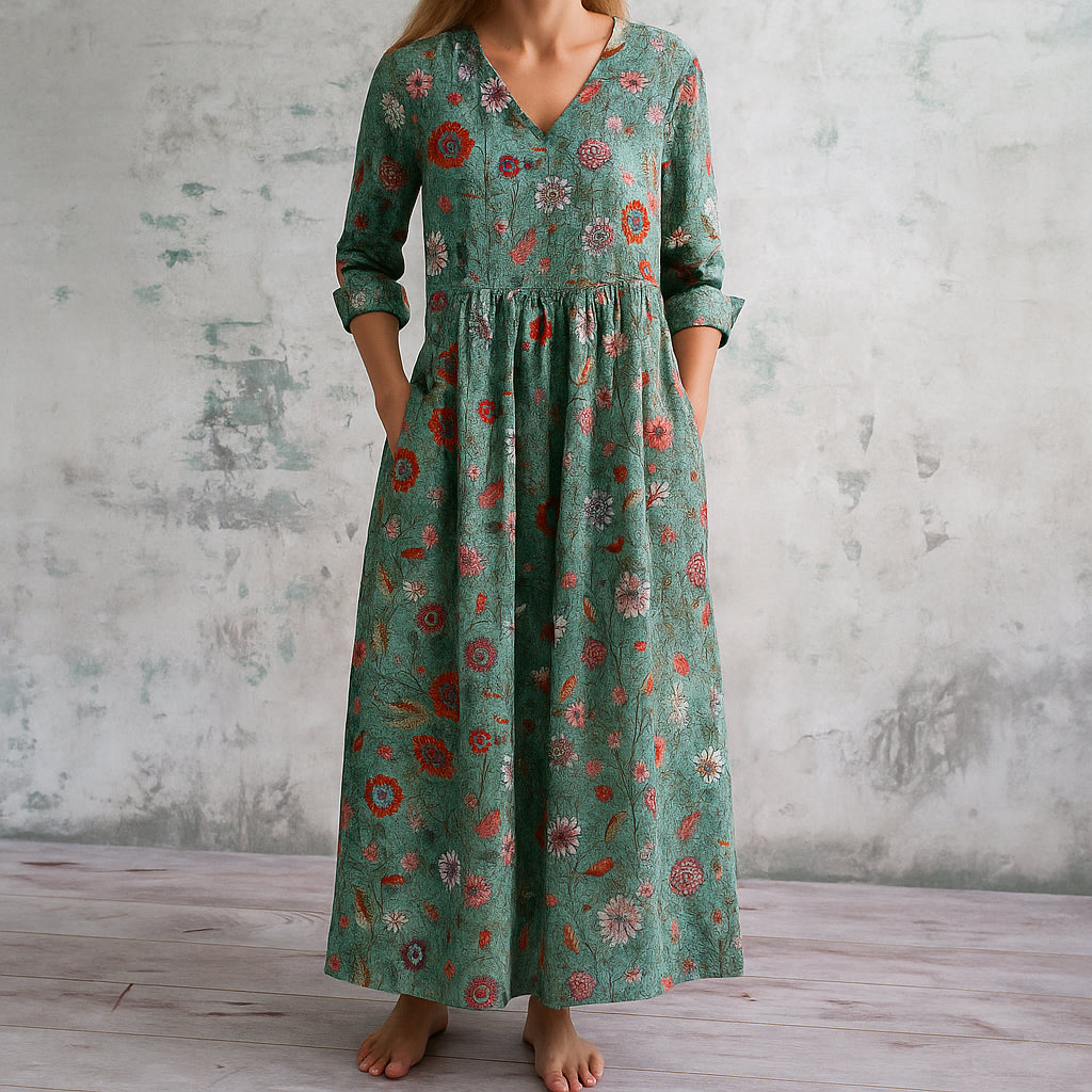 Brielle | Women Floral Maxi Dress | Casual Fit