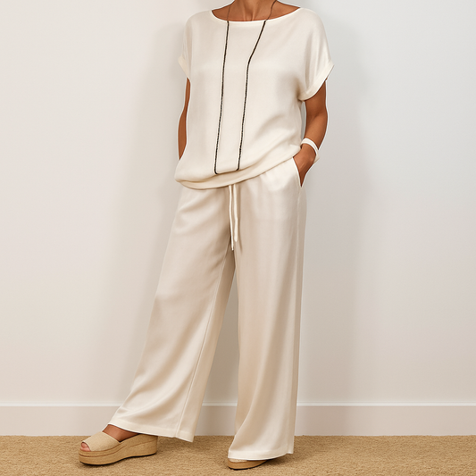 Indie | Women Relaxed-Fit Two-Piece Set | Versatile & Stylish