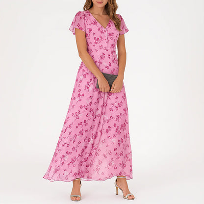Sienna | Women Flowing Maxi Dress | Textured Fit