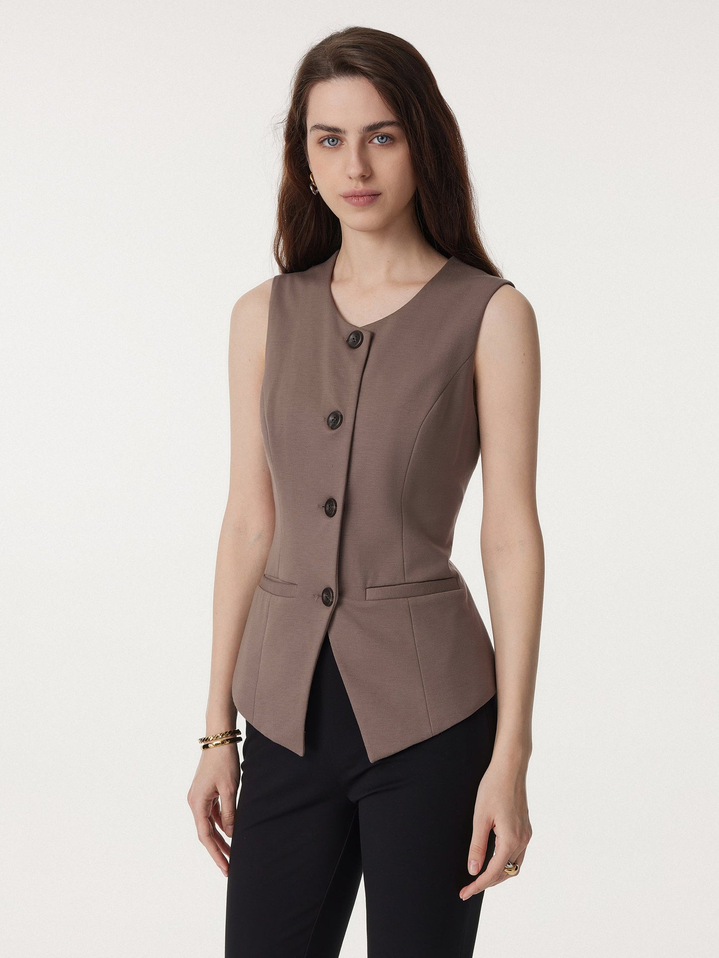 Jaine™ | Staple Waistcoat with Pockets