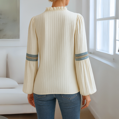 Kate™ - Lace V-Neck Blouse