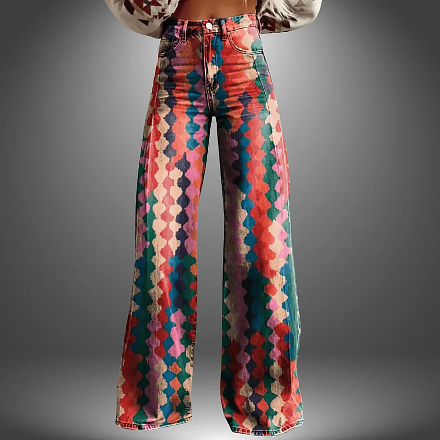 Delilah | Women Artistic Wide Pants | Bold Expression