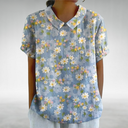 Sophia™ - Retro floral blouse
