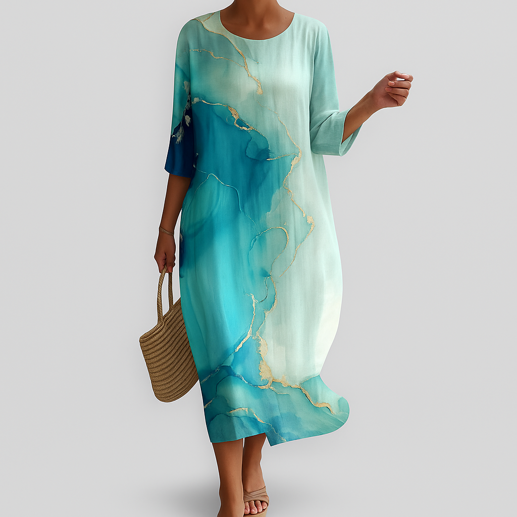 Miranda | Women Elegant Maxi Dress | Floral Design