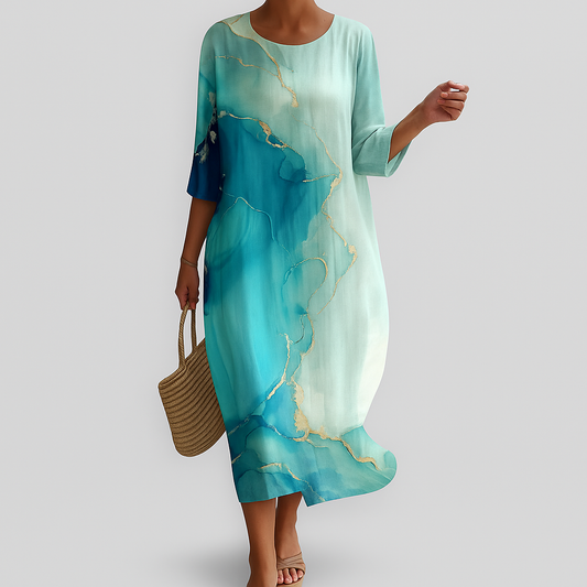 Miranda | Women Elegant Maxi Dress | Floral Design