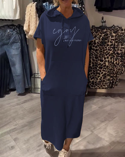 Nadia | Women's Casual Hoodie Dress | Elegant Comfort