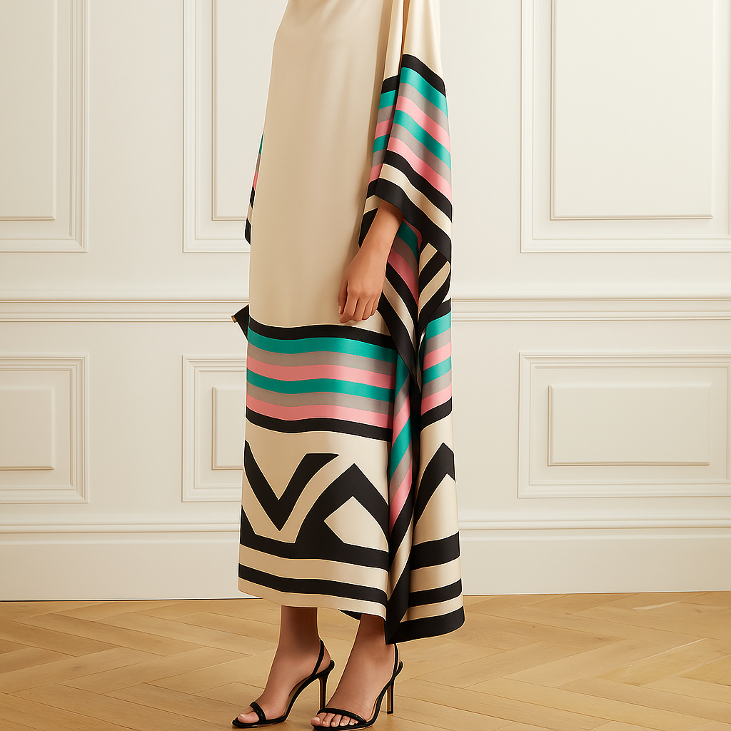 Isla | Women Striped Patchwork Dress | Flowy & Versatile