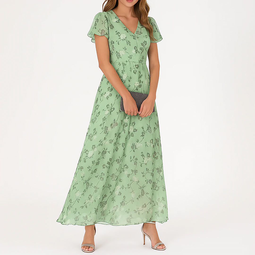 Sienna | Women Flowing Maxi Dress | Textured Fit