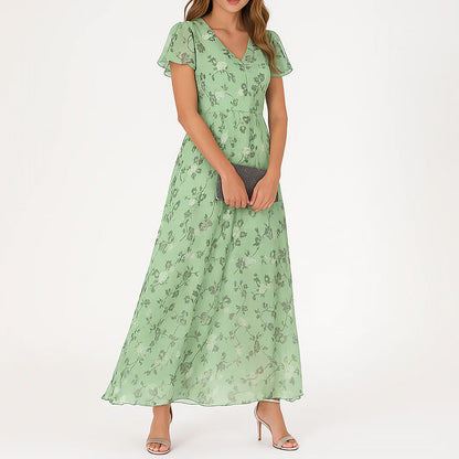 Sienna | Women Flowing Maxi Dress | Textured Fit