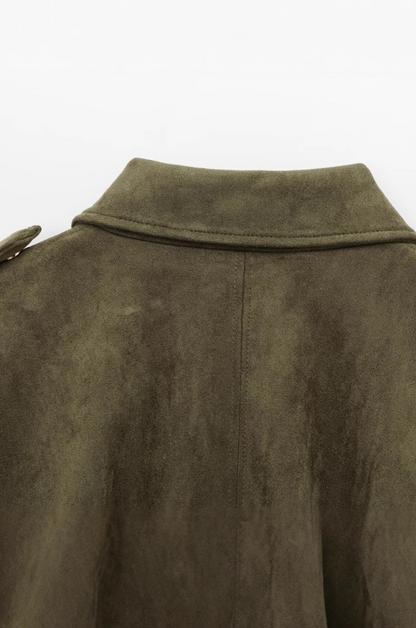 Matilda™ - Suede Green Jacket