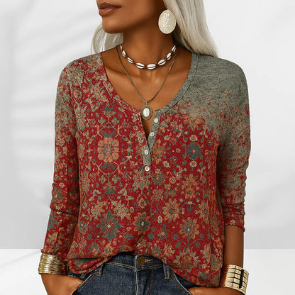 Kendra | Women’s Floral Blouse | Breathable Elegance