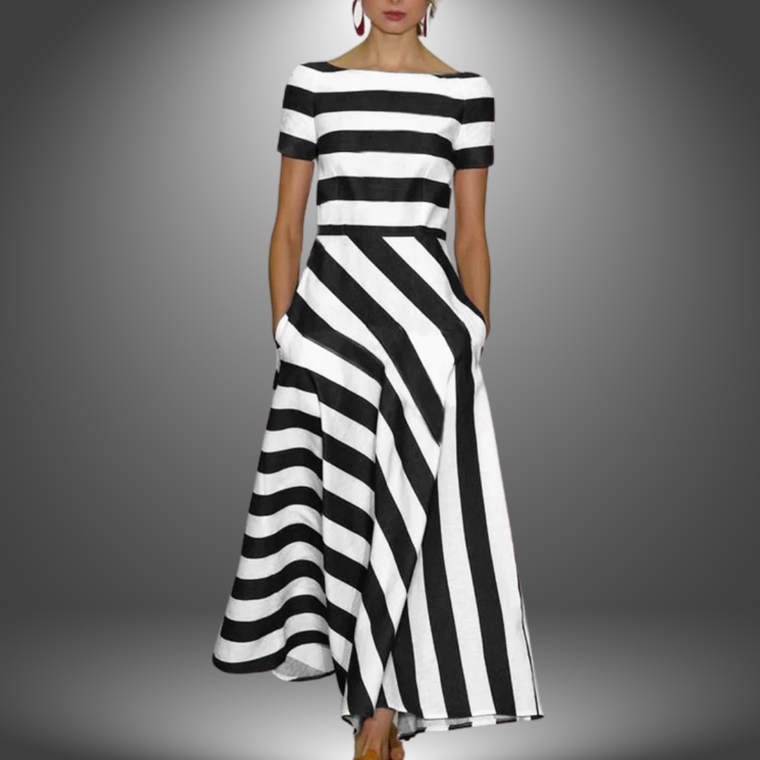 Juliette | Women Casual Striped Dress | Effortless
