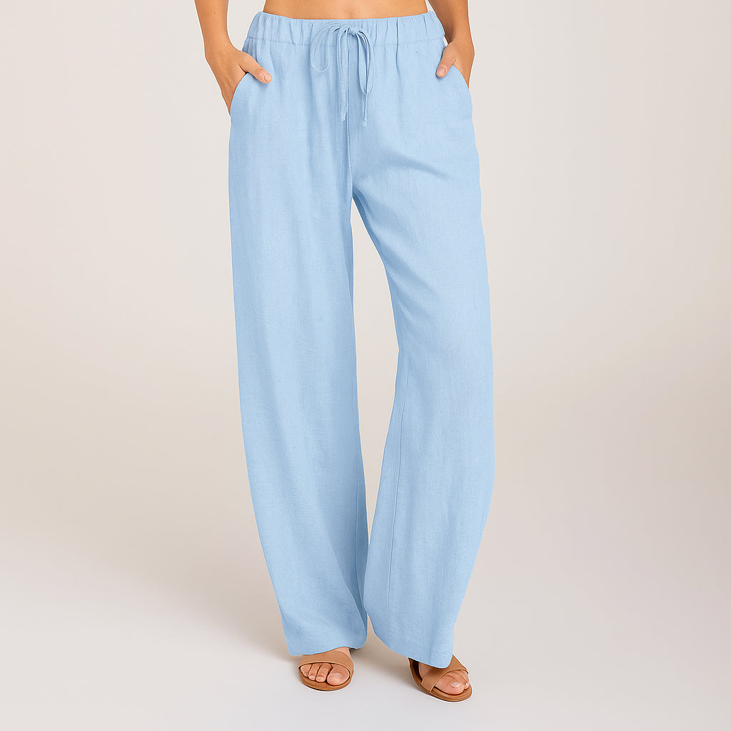Averie | Women’s Breathable Linen Trousers | Relaxed Elegance